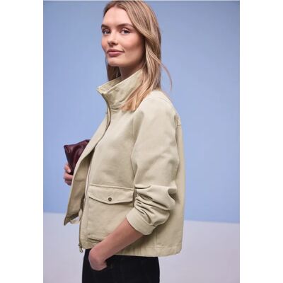 Street One Washed-Look Jacke - Beige - Damen Street One Washed-Look Jacke - Beige - Damen
