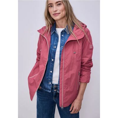 Street One Jacke mit Kapuze und Zipper - Pink - Damen Street One Jacke mit Kapuze und Zipper - Pink - Damen