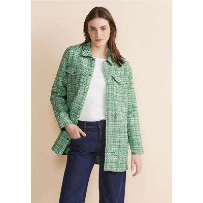 Street One Bouclé Overshirt - Grün - Damen Street One Bouclé Overshirt - Grün - Damen