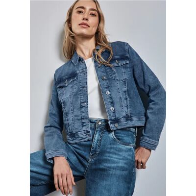 Street One Jacke im Jeans-Look - Blau - Damen Street One Jacke im Jeans-Look - Blau - Damen