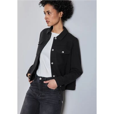 Street One Jacke in Wolloptik - Schwarz - Damen Street One Jacke in Wolloptik - Schwarz - Damen