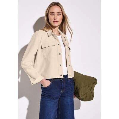 Street One Kurze Twill-Jacke - Beige - Damen Street One Kurze Twill-Jacke - Beige - Damen