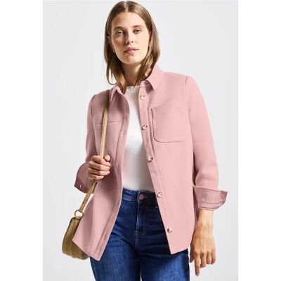 Street One Overshirt In Wolloptik - Rosa - Damen Street One Overshirt In Wolloptik - Rosa - Damen