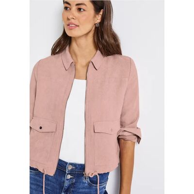 Street One Cordjacke mit Zipper - Rosa - Damen Street One Cordjacke mit Zipper - Rosa - Damen