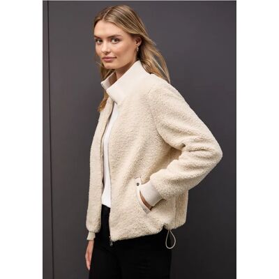 Street One Teddy-Jacke mit Details - Beige - Damen Street One Teddy-Jacke mit Details - Beige - Damen