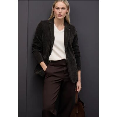 Street One Chenille Cord-Blazer - Braun - Damen Street One Chenille Cord-Blazer - Braun - Damen