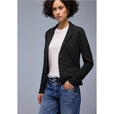 Street One Strukturblazer - Schwarz - Damen Street One Strukturblazer - Schwarz - Damen