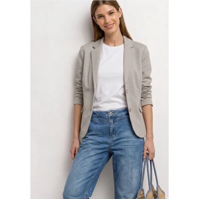 Street One Basic Piqué Blazer - Beige - Damen Street One Basic Piqué Blazer - Beige - Damen