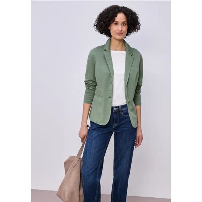 Street One Basic Blazer aus Jersey - Grün - Damen Street One Basic Blazer aus Jersey - Grün - Damen