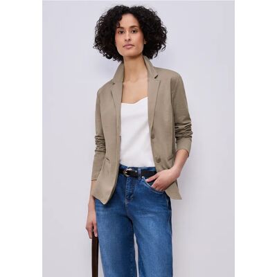 Street One Basic Blazer aus Jersey - Braun - Damen Street One Basic Blazer aus Jersey - Braun - Damen