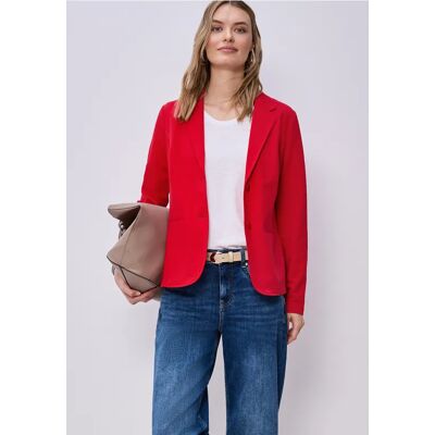 Street One Basic Blazer aus Jersey - Rot - Damen Street One Basic Blazer aus Jersey - Rot - Damen
