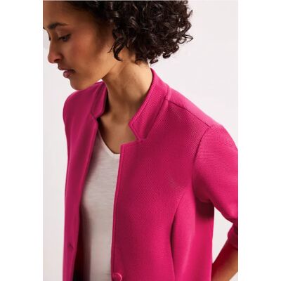 Street One Blazer aus Jersey mit Struktur - Pink - Damen Street One Blazer aus Jersey mit Struktur - Pink - Damen