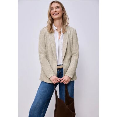 Street One Blazer im verlängerten Schnitt - Beige - Damen Street One Blazer im verlängerten Schnitt - Beige - Damen