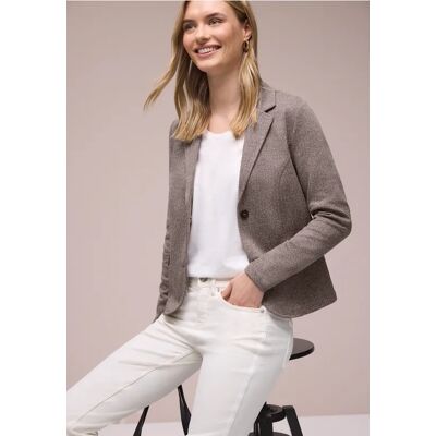 Street One Basic Blazer mit Reverskragen - Braun - Damen Street One Basic Blazer mit Reverskragen - Braun - Damen