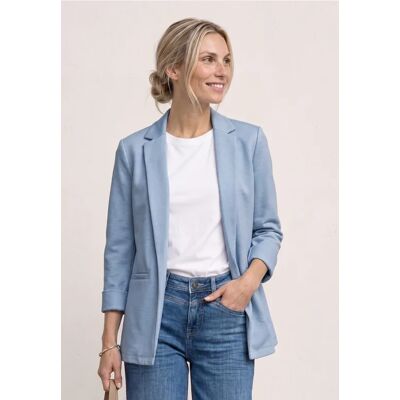 Street One Blazer im langen und offenen Schnitt - Blau - Damen Street One Blazer im langen und offenen Schnitt - Blau - Damen