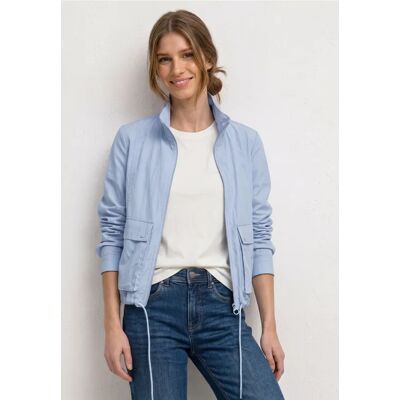 Street One Jacke mit Stehkragen und Zipper - Blau - Damen Street One Jacke mit Stehkragen und Zipper - Blau - Damen