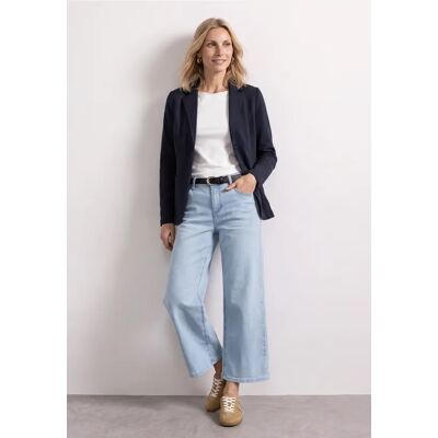 Street One Basic Blazer in Unifarbe - Blau - Damen Street One Basic Blazer in Unifarbe - Blau - Damen