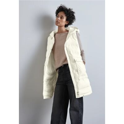 Street One Lange Weste - Beige - Damen Street One Lange Weste - Beige - Damen