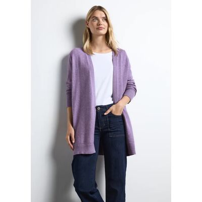 Street One Offener Cardigan - Lila - Damen Street One Offener Cardigan - Lila - Damen