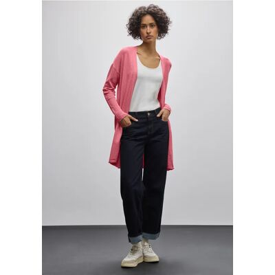 Street One Langer Cardigan - Rosa - Damen Street One Langer Cardigan - Rosa - Damen