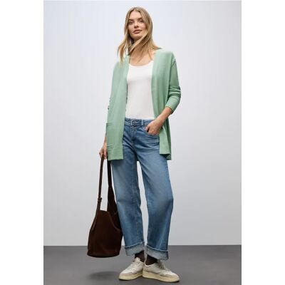 Street One Offener Cosy Cardigan - Grün - Damen Street One Offener Cosy Cardigan - Grün - Damen