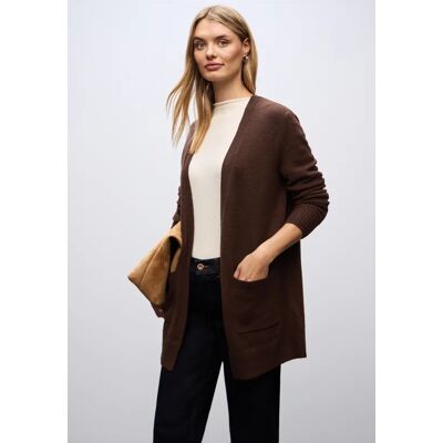 Street One Offener Cardigan - Braun - Damen Street One Offener Cardigan - Braun - Damen