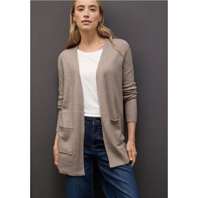 Street One Offener Cardigan - Beige - Damen Street One Offener Cardigan - Beige - Damen