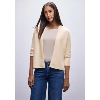 Street One Offener Federgarn-Cardigan - Beige - Damen Street One Offener Federgarn-Cardigan - Beige - Damen