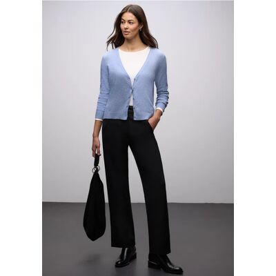 Street One Kuscheliger V-Neck Cardigan - Blau - Damen Street One Kuscheliger V-Neck Cardigan - Blau - Damen