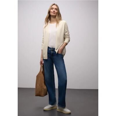 Street One Cardigan in Unifarbe - Weiß - Damen Street One Cardigan in Unifarbe - Weiß - Damen