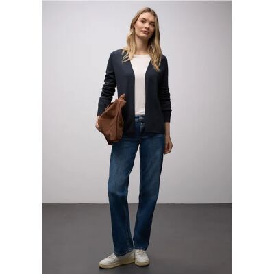 Street One Cardigan in Unifarbe - Blau - Damen Street One Cardigan in Unifarbe - Blau - Damen