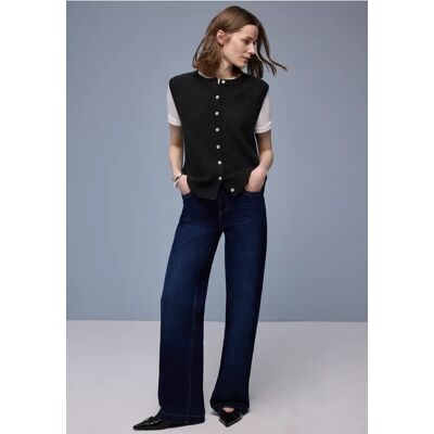 Street One Kuschelige Weste - Schwarz - Damen Street One Kuschelige Weste - Schwarz - Damen