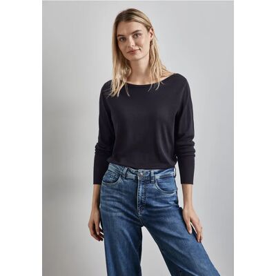 Street One Basic Pullover - Lila - Damen Street One Basic Pullover - Lila - Damen