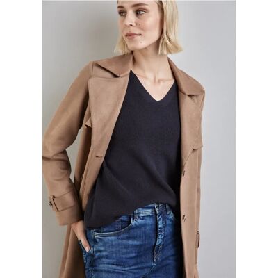 Street One Basic Pullover - Lila - Damen Street One Basic Pullover - Lila - Damen