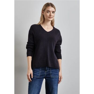 Street One Struktur-Pullover - Lila - Damen Street One Struktur-Pullover - Lila - Damen