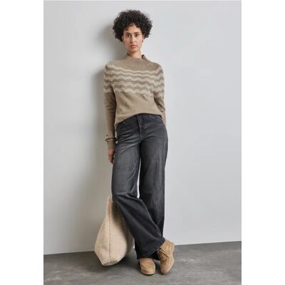 Street One Melange-Look Pullover - Beige - Damen Street One Melange-Look Pullover - Beige - Damen
