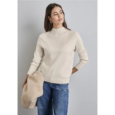Street One Strukturmix-Pullover - Weiß - Damen Street One Strukturmix-Pullover - Weiß - Damen