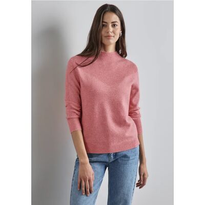 Street One Strukturmix-Pullover - Rosa - Damen Street One Strukturmix-Pullover - Rosa - Damen