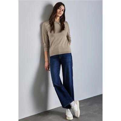 Street One Weicher Strickpullover - Beige - Damen Street One Weicher Strickpullover - Beige - Damen