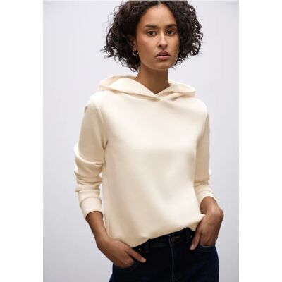 Street One Cupro Sweat Hoodie - Beige - Damen Street One Cupro Sweat Hoodie - Beige - Damen