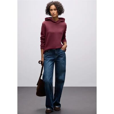Street One Cupro Sweat Hoodie - Rot - Damen Street One Cupro Sweat Hoodie - Rot - Damen