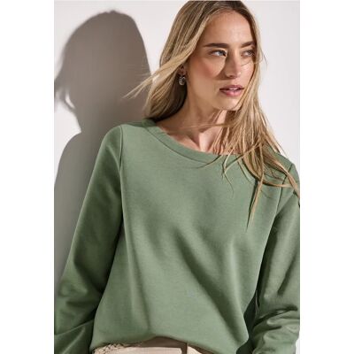 Street One Sweatshirt - Grün - Damen Street One Sweatshirt - Grün - Damen