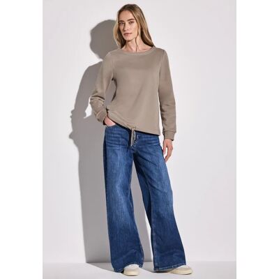 Street One Sweatshirt - Beige - Damen Street One Sweatshirt - Beige - Damen