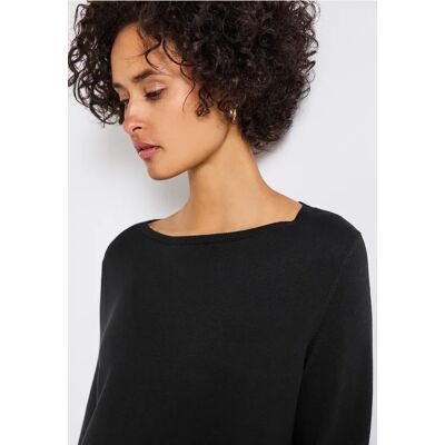 Street One Basic Pullover - Schwarz - Damen Street One Basic Pullover - Schwarz - Damen