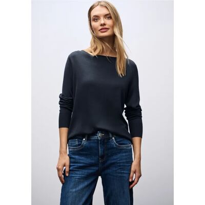 Street One Basic Pullover - Blau - Damen Street One Basic Pullover - Blau - Damen