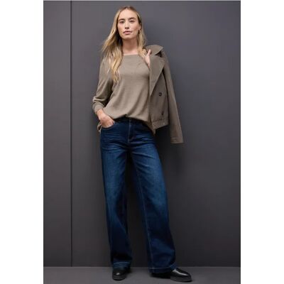 Street One Basic Pullover - Beige - Damen Street One Basic Pullover - Beige - Damen