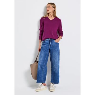 Street One V-Neck Pullover - Pink - Damen Street One V-Neck Pullover - Pink - Damen