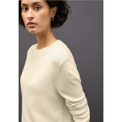 Street One Pullover mit Rollkante - Beige - Damen Street One Pullover mit Rollkante - Beige - Damen