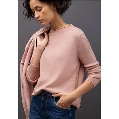 Street One Pullover mit Rollkante - Rosa - Damen Street One Pullover mit Rollkante - Rosa - Damen