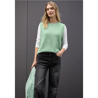 Street One Ärmelloser Pullover - Grün - Damen Street One Ärmelloser Pullover - Grün - Damen